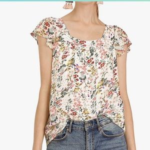 Flowered blouse